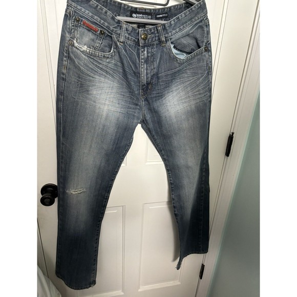 ECKO UNLTD 1972 Men's Denim Jeans Y2K Straight Fit 34x31 Medium Light. - Picture 1 of 13